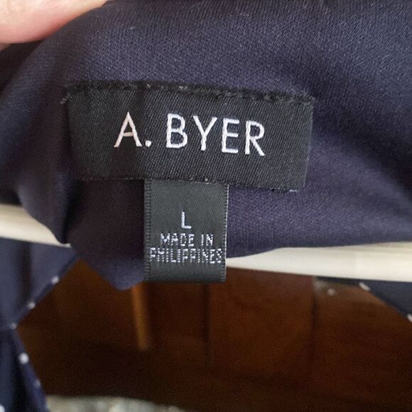 A.Byer polka dot dress. size L - Picture 6 of 6